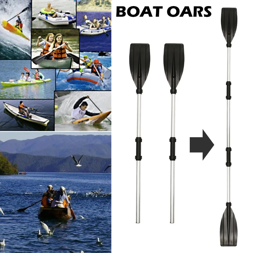 1 Pair Telescoping Aluminum Alloy Boat Kayak Paddles R361497
