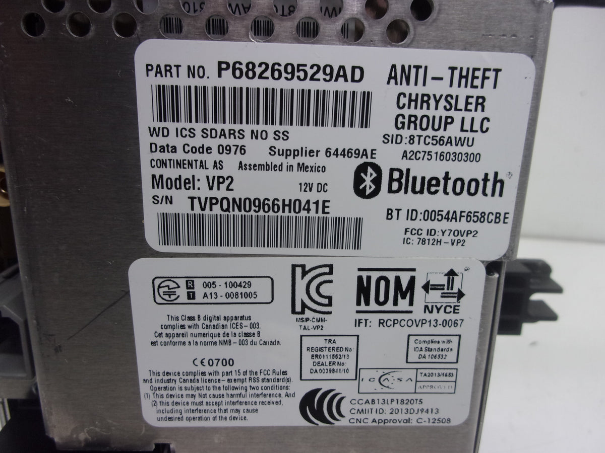 Bluetooth Satellite Radio Receiver Display OEM A358