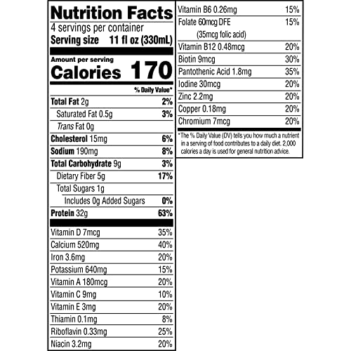 4 Count Protein Shake, Chocolate V345