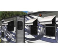 Black Solid 9FT Standard Window Awning Roller B9927
