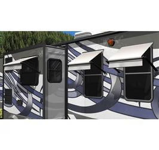 Black Solid 9FT Standard Window Awning Roller B9927