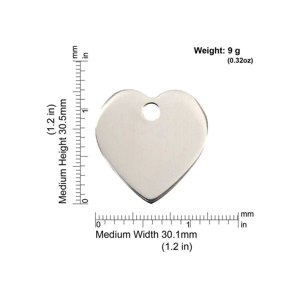 Heart Pet ID Dog Tags Z118