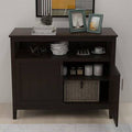 Brown Kitchen Storage Sideboard and Buffet Server Cabinet B784034