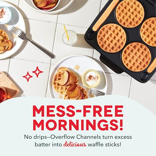Aqua 4 Inch Non-stick Mini Waffle Maker F584991