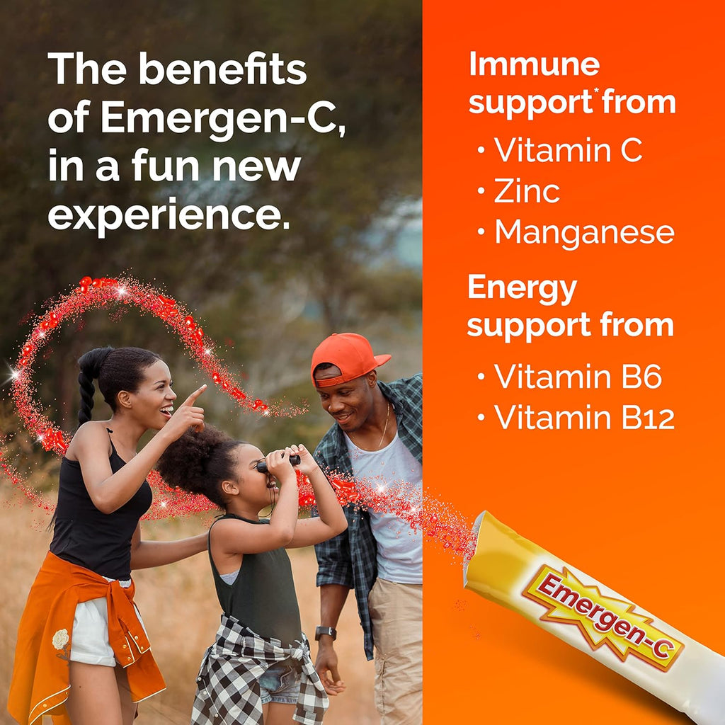 Sparkly Strawberry 28 Stick Packs Vitamin C Supplement K23823