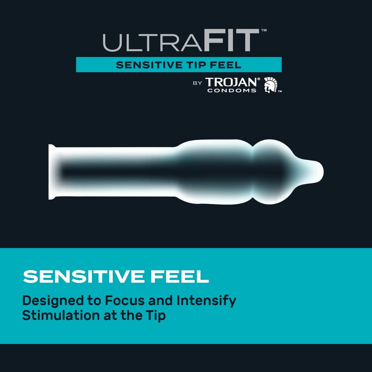 Ultrafit Sensitive Tip Condoms, 10 Count F91249