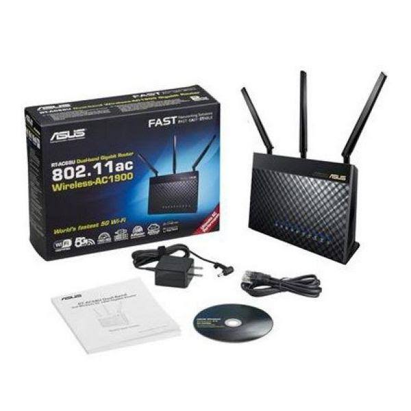 Dual Band Wireless Ethernet Black Router L494