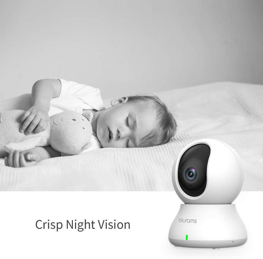 Indoor Security Camera PTZ 1080p WiFi Dome Camera with Two-Way Audio B73622