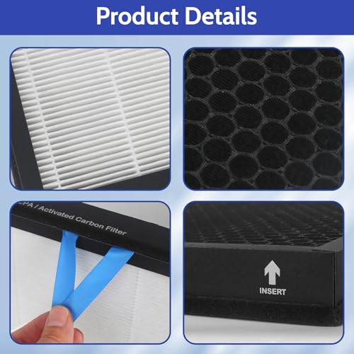 2 Pack Replacement Filter for Air Purifier E15382