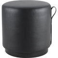 Black Round Foot Stool I41254