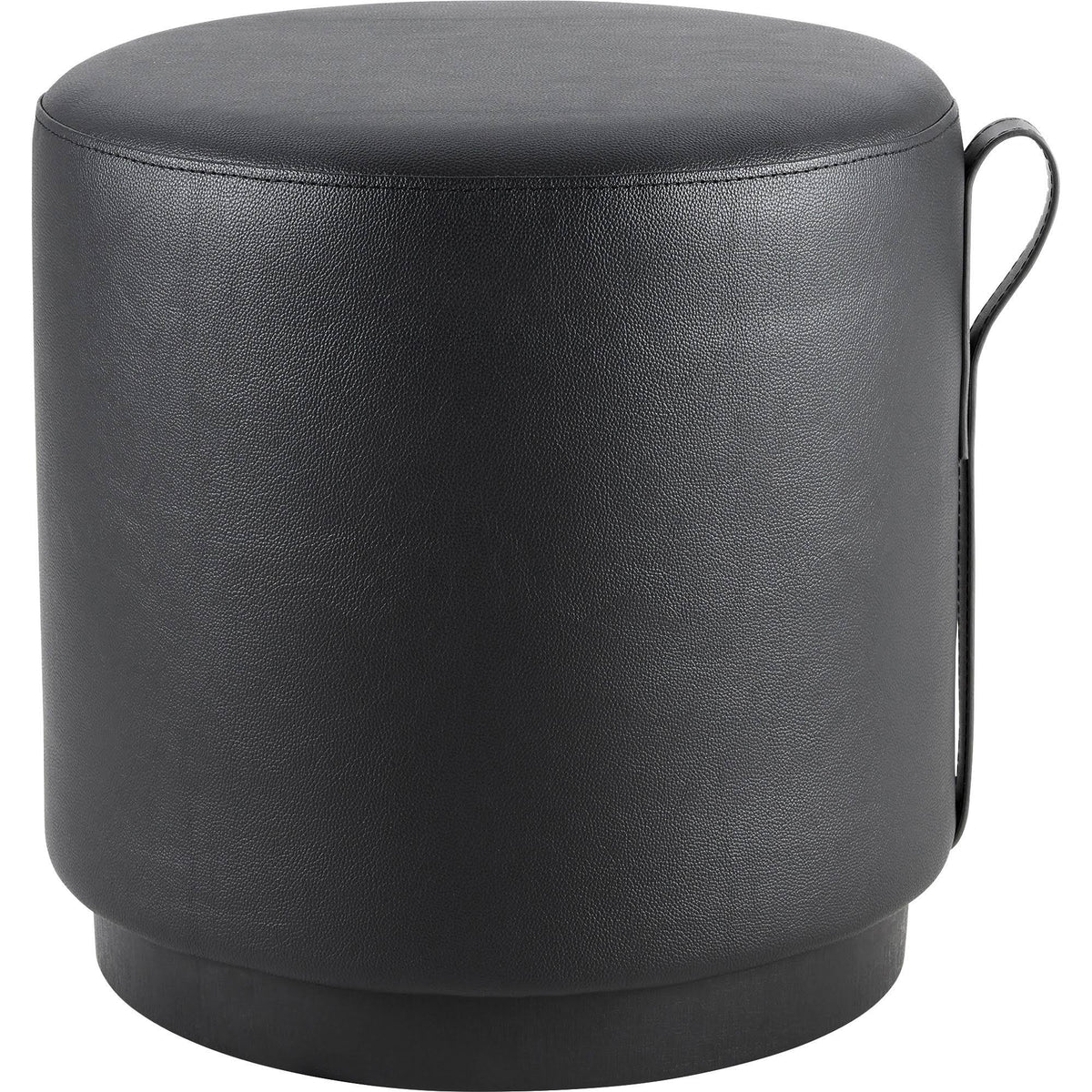 Black Round Foot Stool I41254