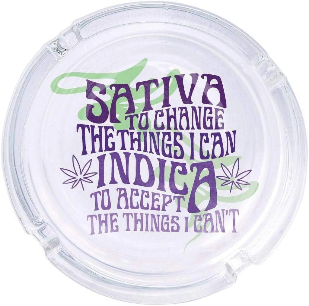 Round Glass Ashray 4.25" G33719