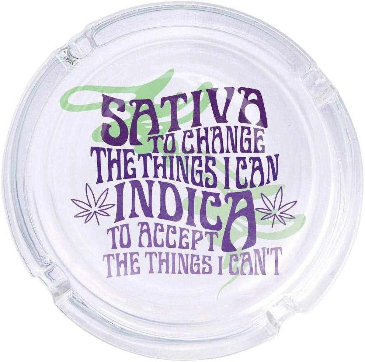 Round Glass Ashray 4.25" G33719