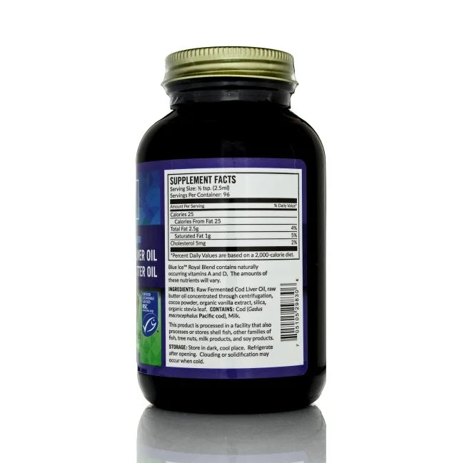 6.4 oz Fermented Cod Liver Oil and Concentrated Butter Oil Gel W9066