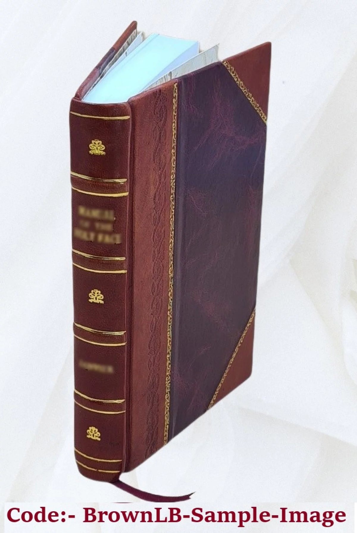 Hamburger Garten-und Blumenzeitung Leather Bound U9556