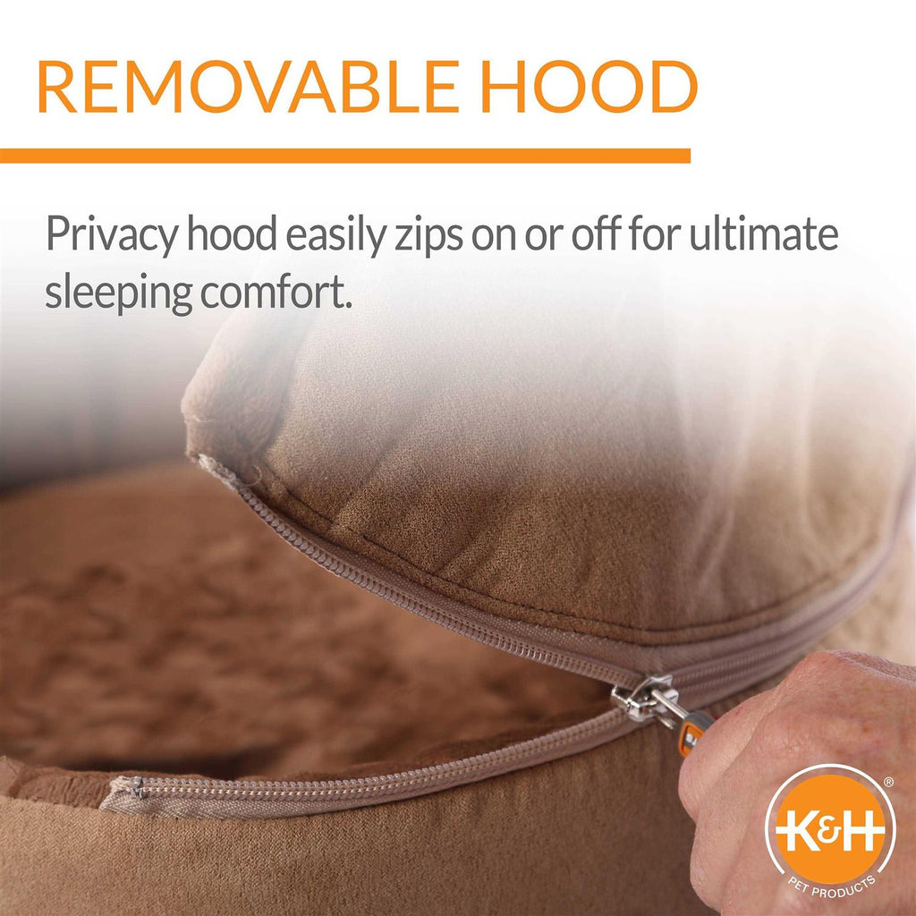 Self-Warming Hooded Kitty Bed U52298