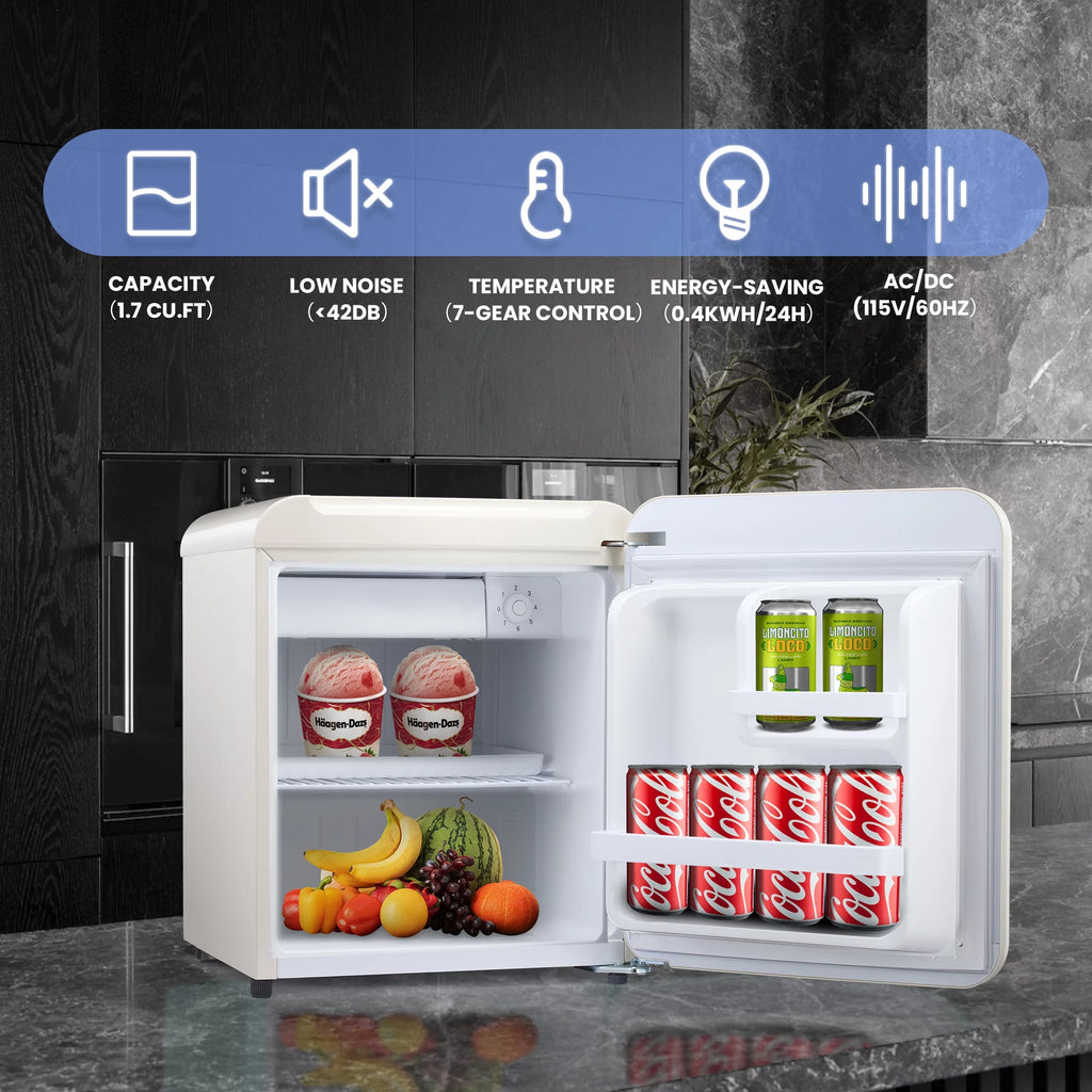 1.1 Cu.ft Compact Upright Freezer with Reversible Single Door Z744057