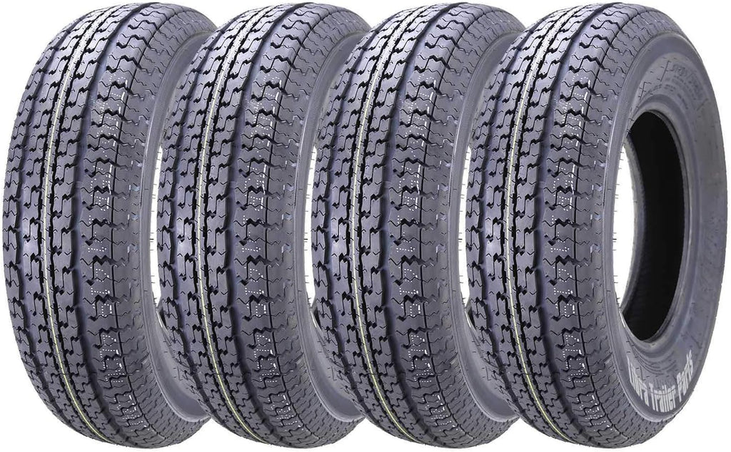 4 New Premium Trailer Tires ST 205 75R15 8-Ply Load Range D Steel Belted Radial O893408