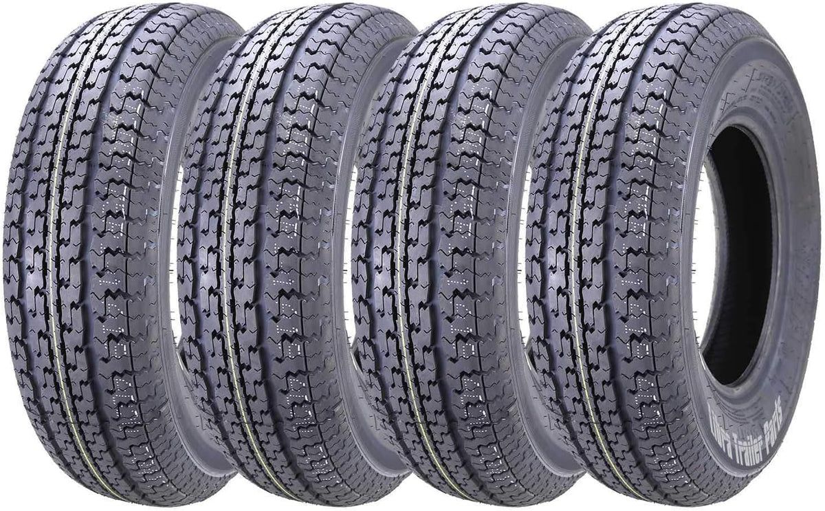 4 New Premium Trailer Tires ST 205 75R15 8-Ply Load Range D Steel Belted Radial O893408