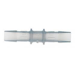 Polypropylene Straight Hose Barb Union, 5/16 ID, 100/pk R859678