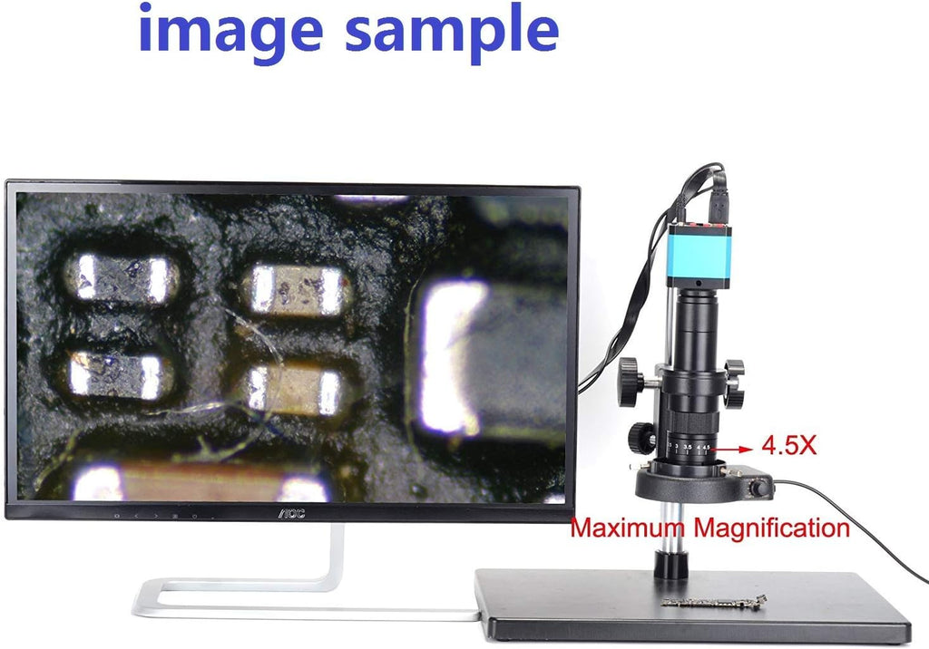 14MP HD Digital Microscope Camera with 180x Zoom Lens T397
