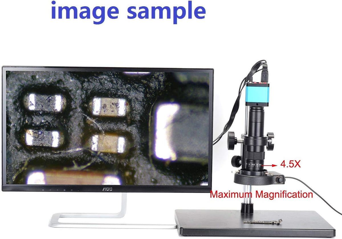 14MP HD Digital Microscope Camera with 180x Zoom Lens T397