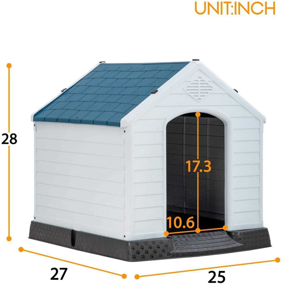 Dog House Pet Kennel With Air Vents A521