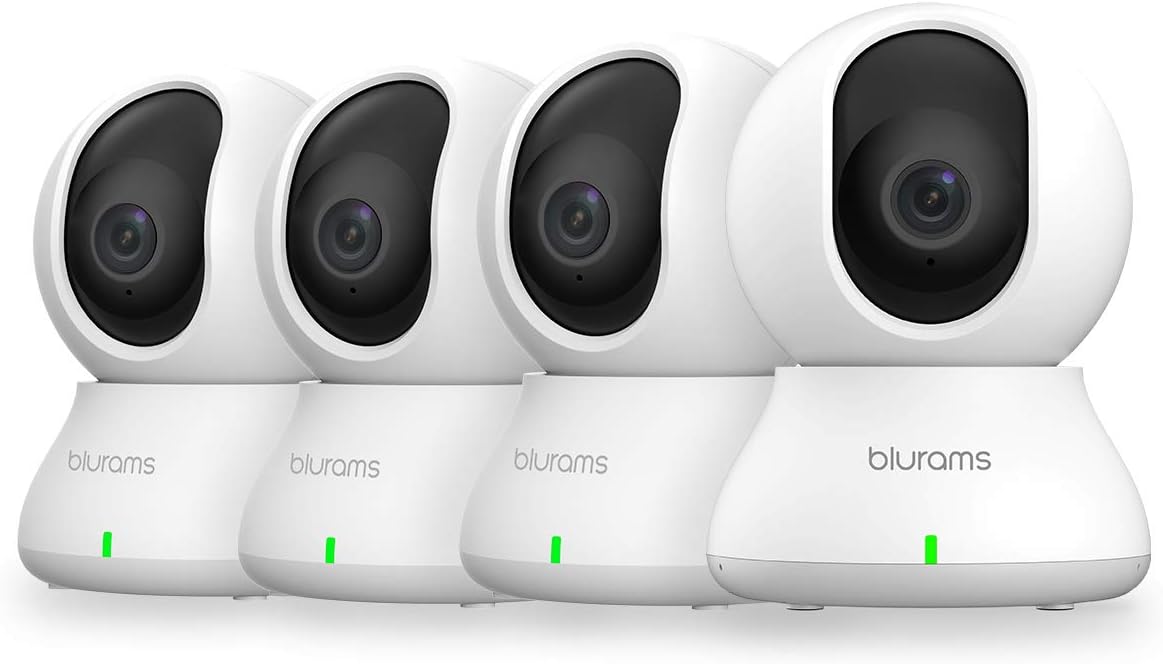 Indoor Security Camera PTZ 1080p WiFi Dome Camera with Two-Way Audio B73622