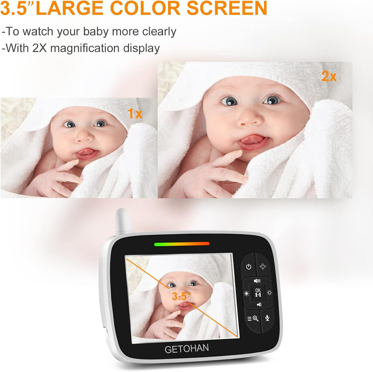 Video Baby Monitor with Camera and Audio I49813