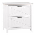 Oak 2 Drawer Wood File Cabinet E553950