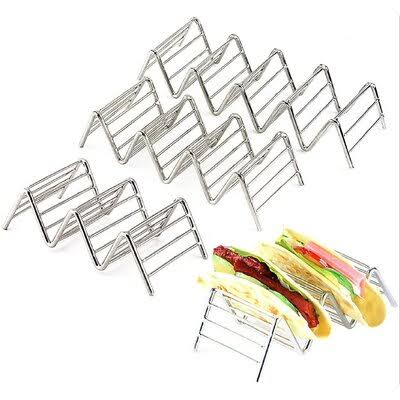 Set of 3 Stainless Steel Taco Holders X3570