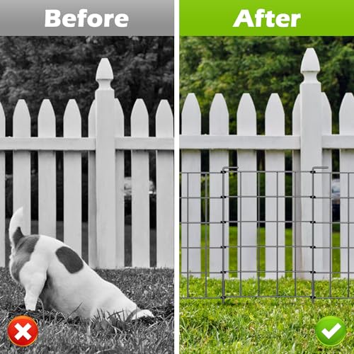 12 Pack 24 in x 13 ft Metal Wire Garden Fence Panels M505
