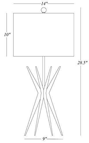 Oiled Rubbed Bronze Lamp D2654