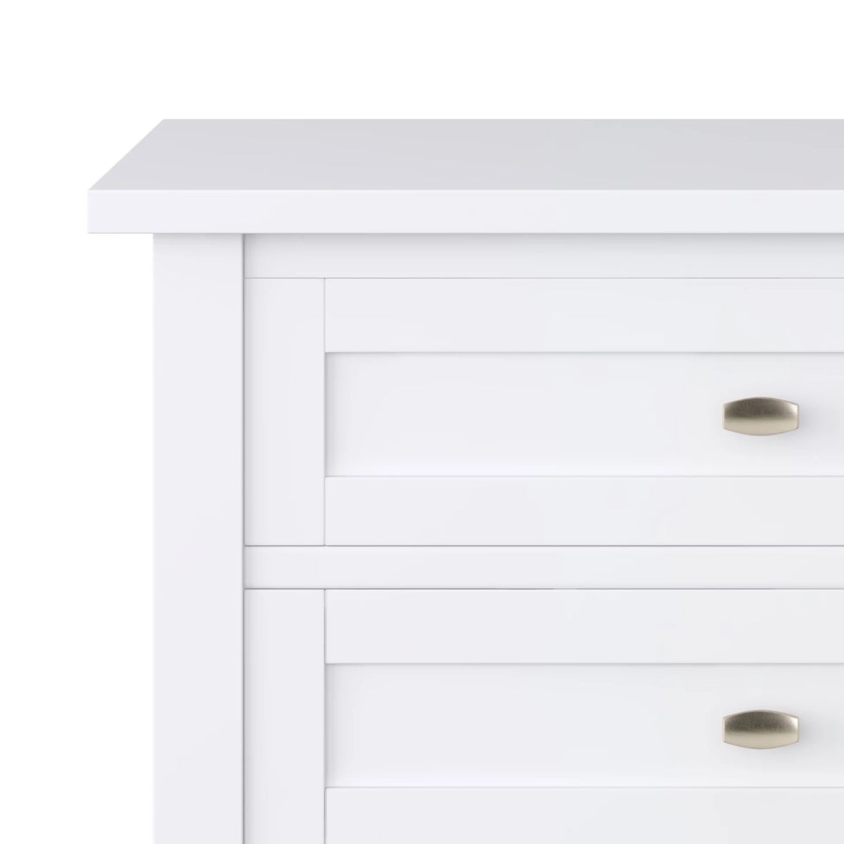 White 24 inch Wide Solid Wood Nightstand E95909