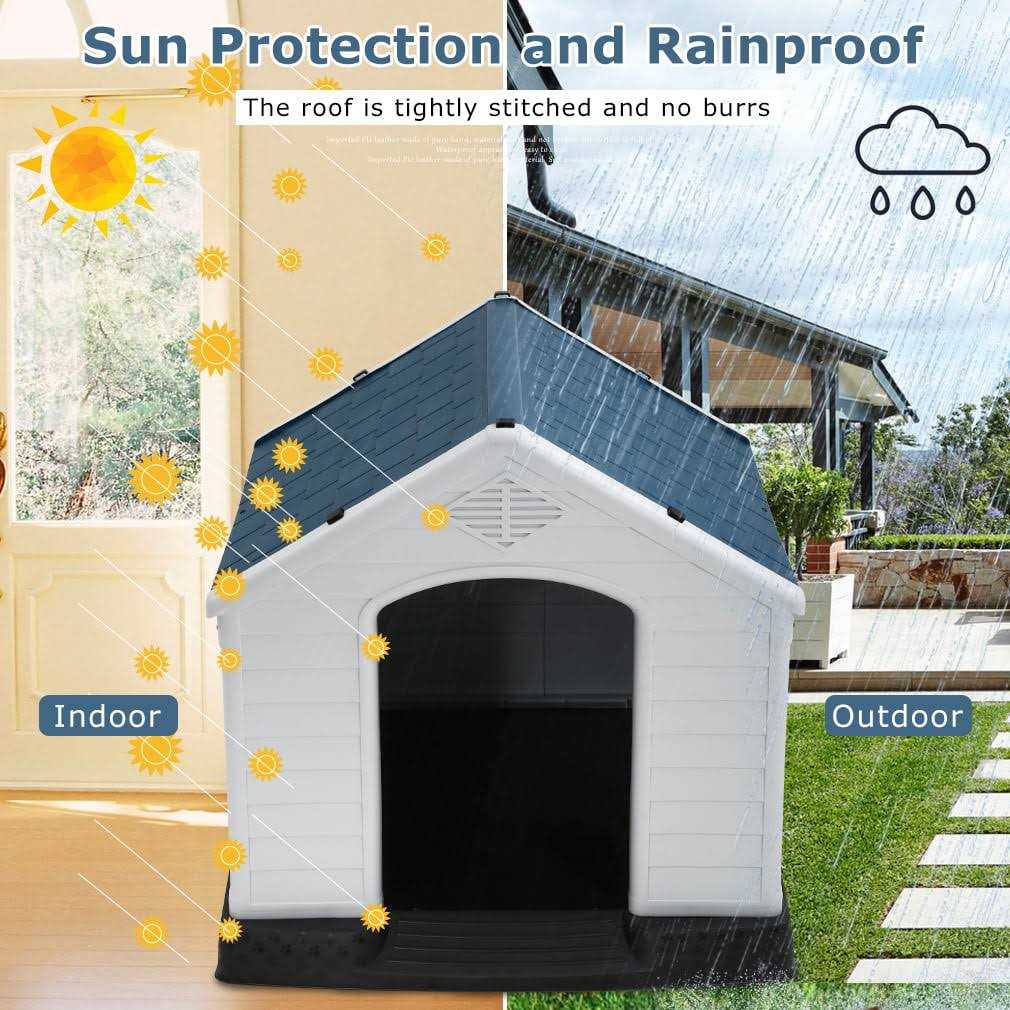 Dog House Pet Kennel With Air Vents A521