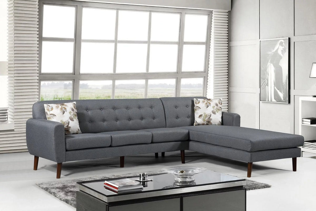 Mid Century Tufted Sectional A252
