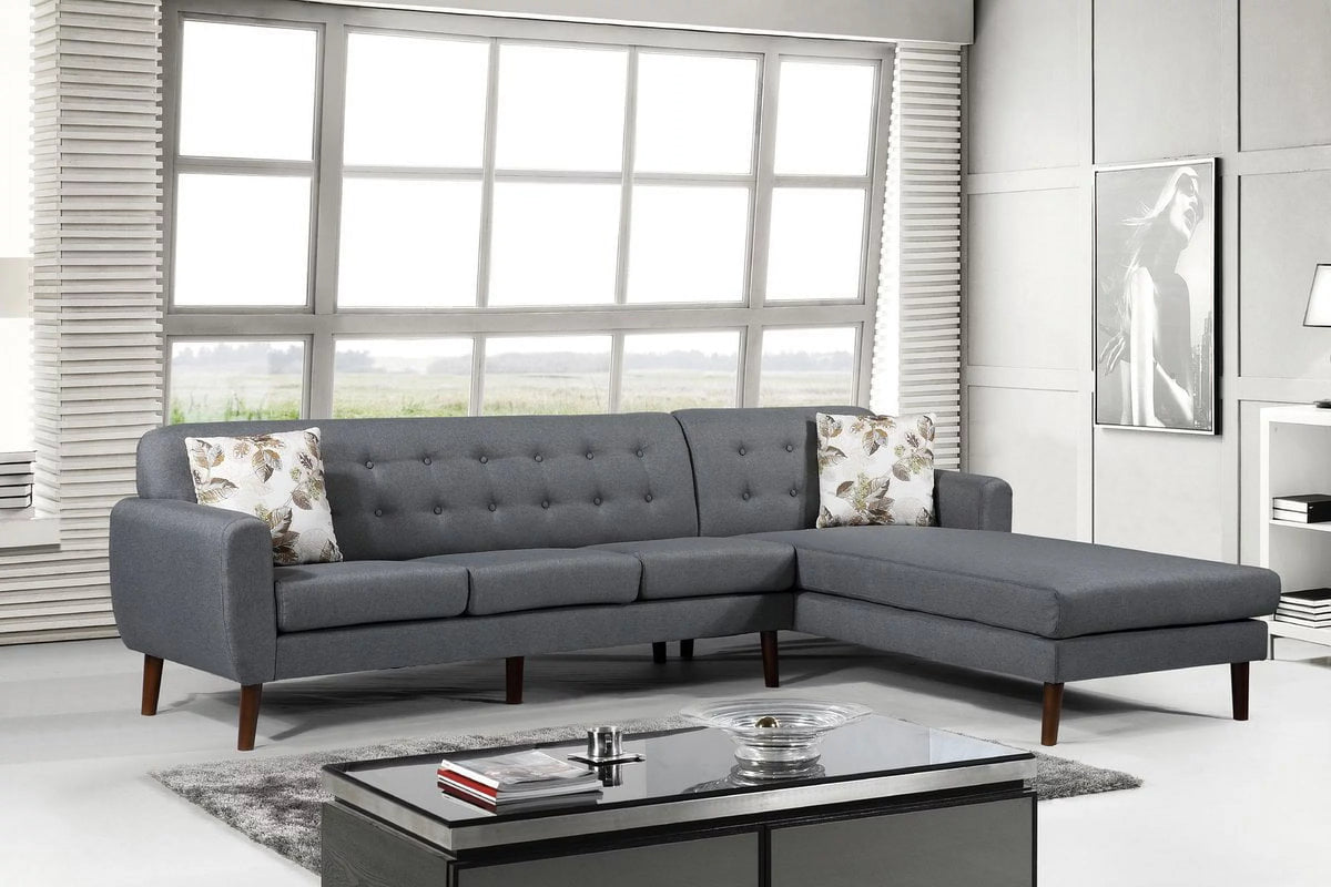 Mid Century Tufted Sectional A252