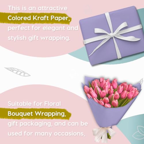 Brown Kraft Paper Roll 36" x 150' 80GSM W918368