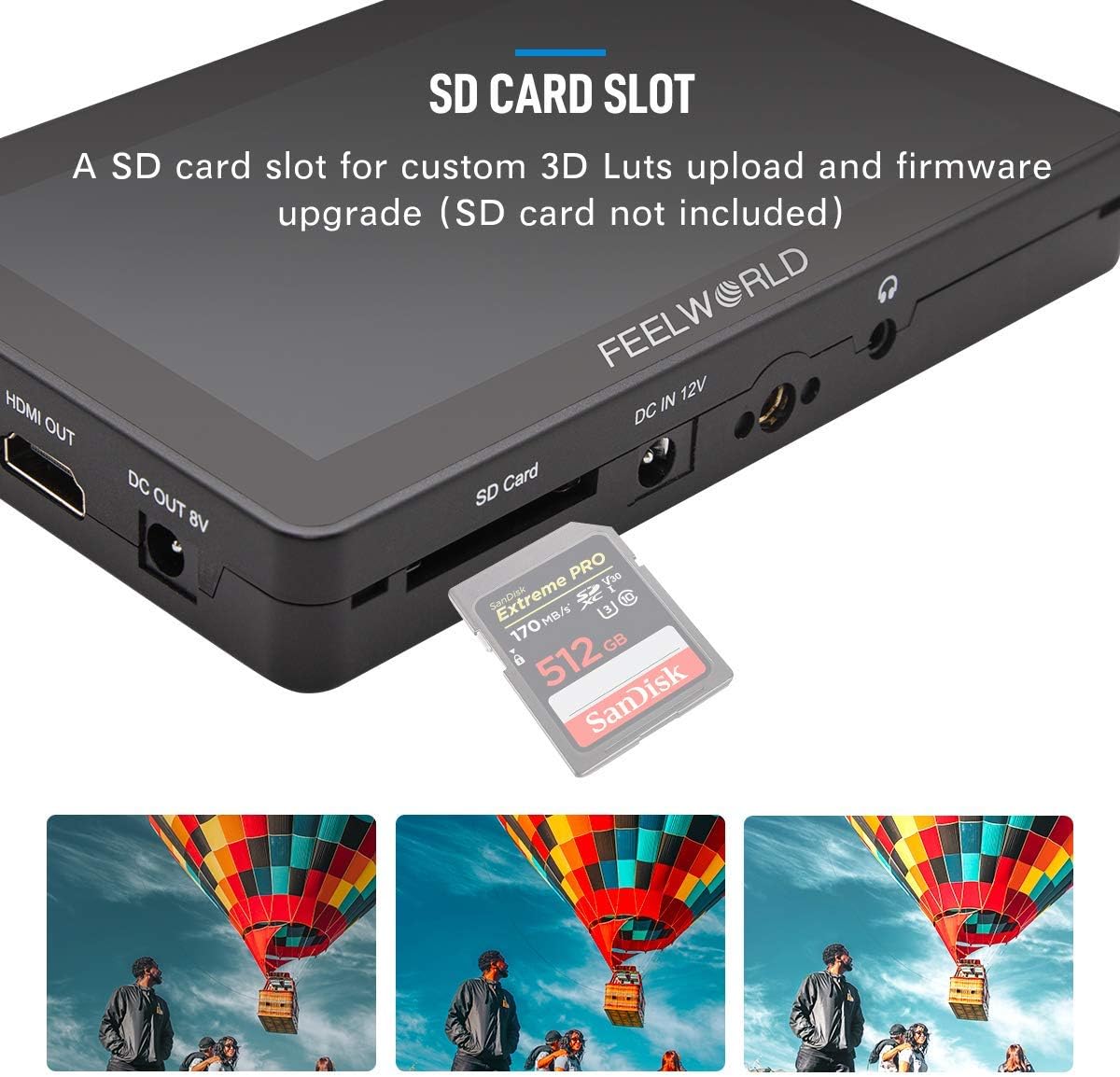 5.5 inch Touch Screen DSLR Camera Field Monitor B91881