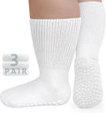 Extra Wide Non Slip Diabetic Socks with Grips 3 Pairs L688
