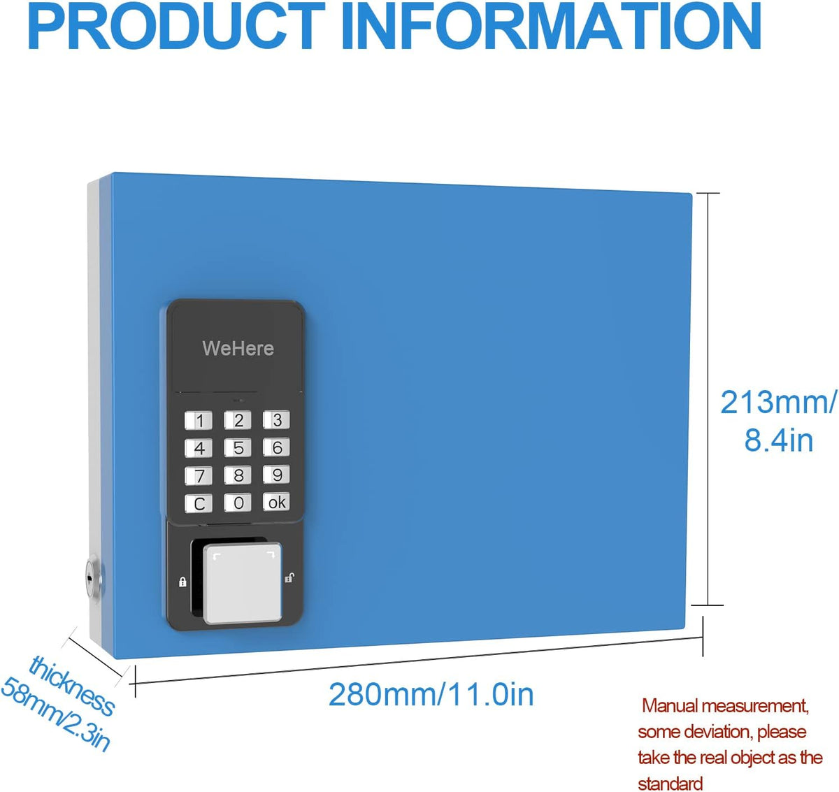 Metal Key Lock Box with Combination Lock T407