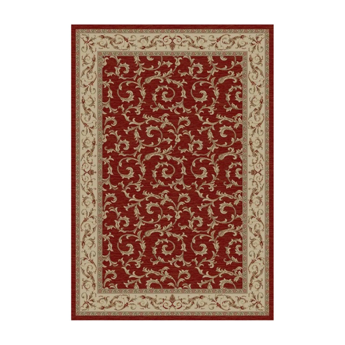 Round Red 5 ft. 3 in. Rug G8822