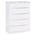 White High Gloss Chest F1316
