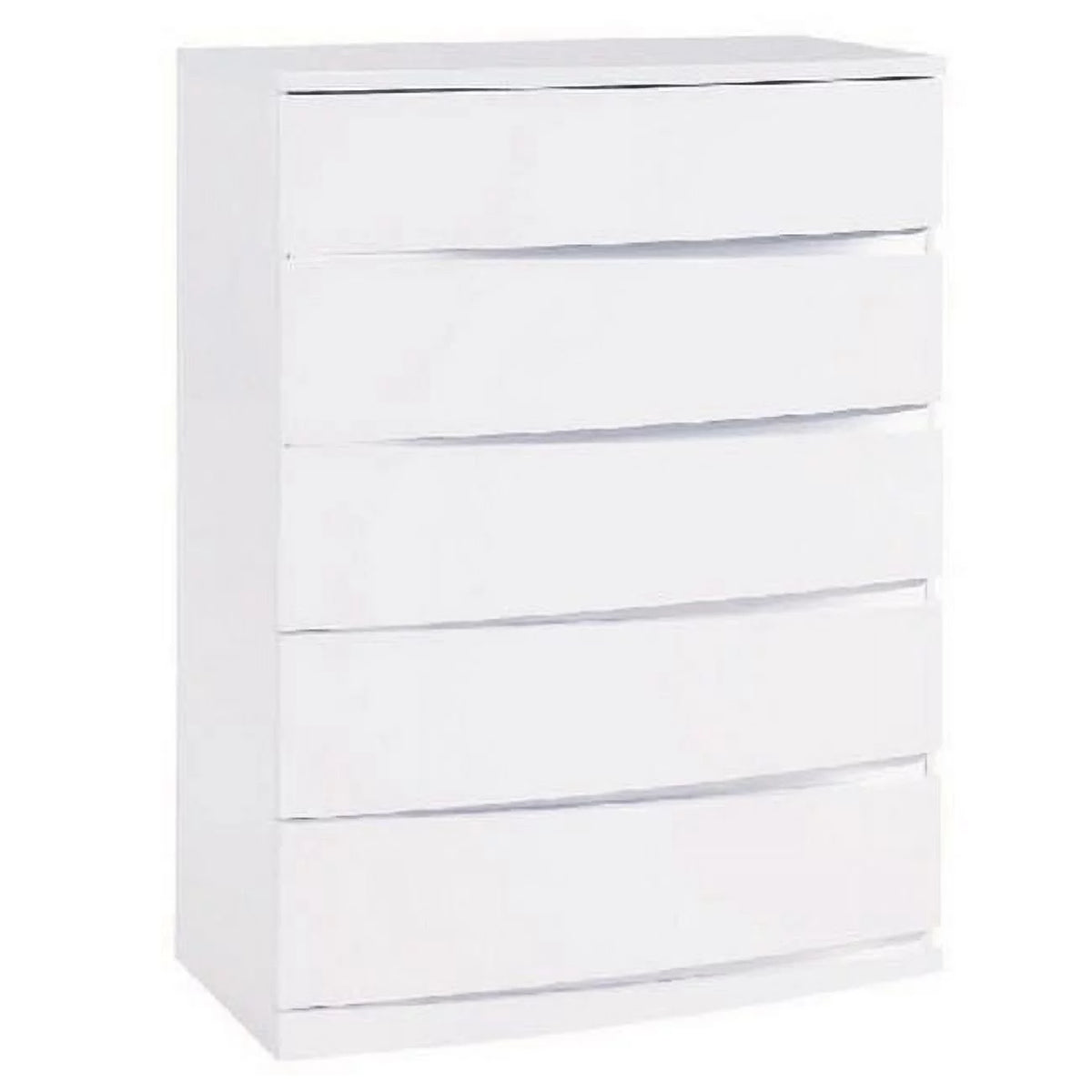 White High Gloss Chest F1316