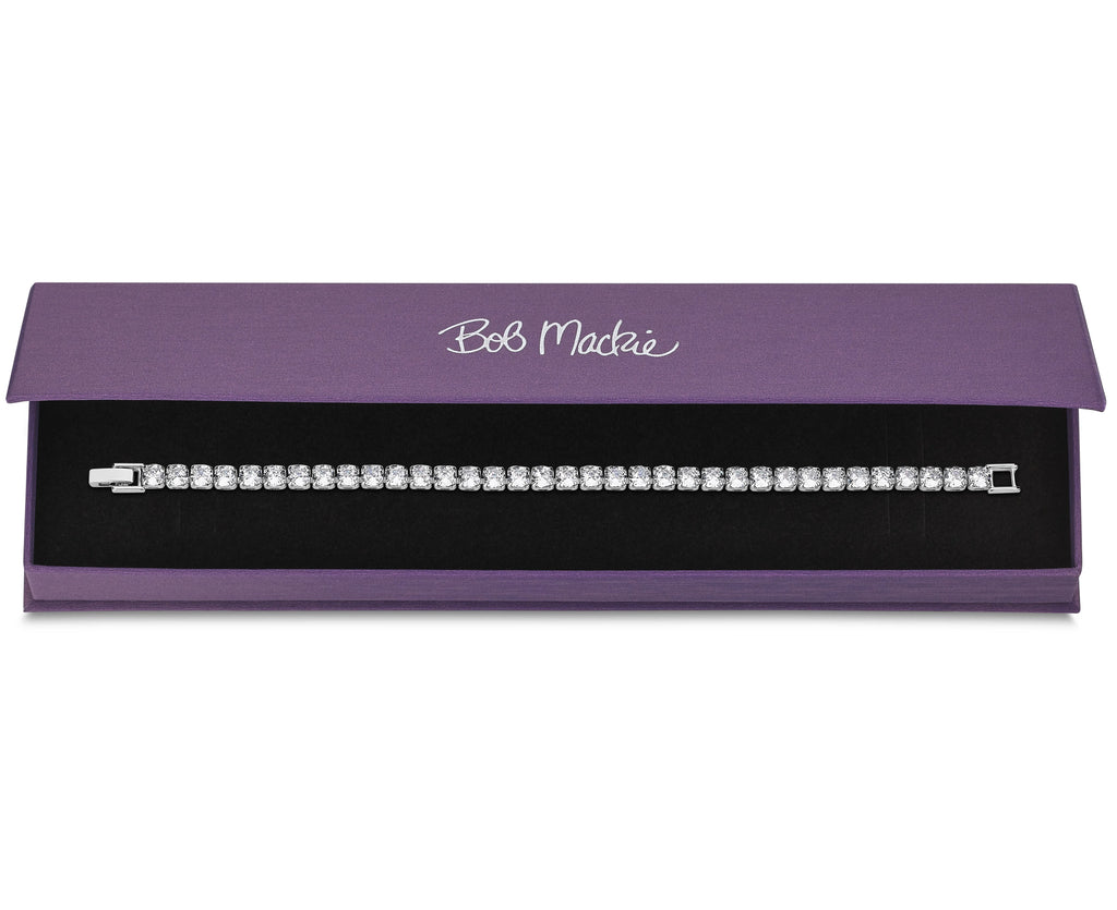 Cubic Zirconia Silver Bracelet C141055