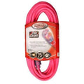25 ft Vinyl Extension Cord Pink Lighted End I17746
