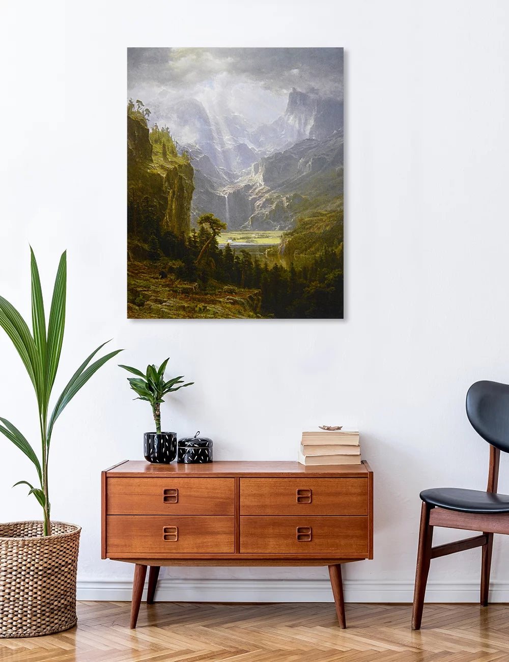 Rocky Mountains Giclee Print on Canvas 30" H x 24" W A2314