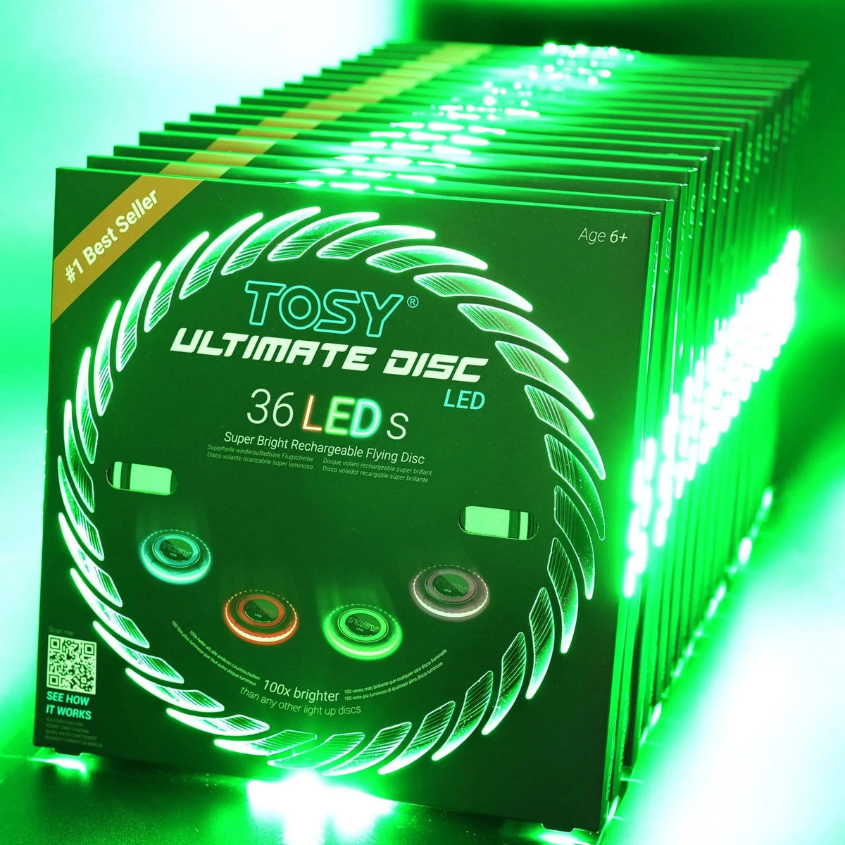 Light Up Flying Disc Rechargeable F385