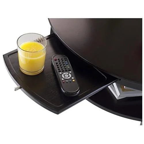 Round Coffee Table with Pull Out Tray P6184