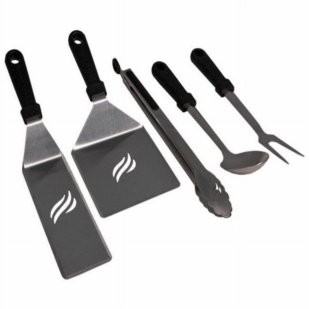 5-Piece Outdoor Cooking Griddle Tool Kit with Plastic Handle K692